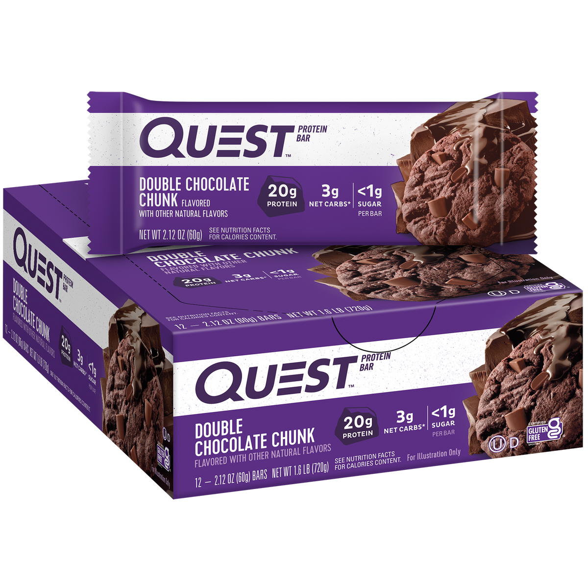 Large Protein Bar Bundle; 4 x 12ct. boxes - Save 10%
