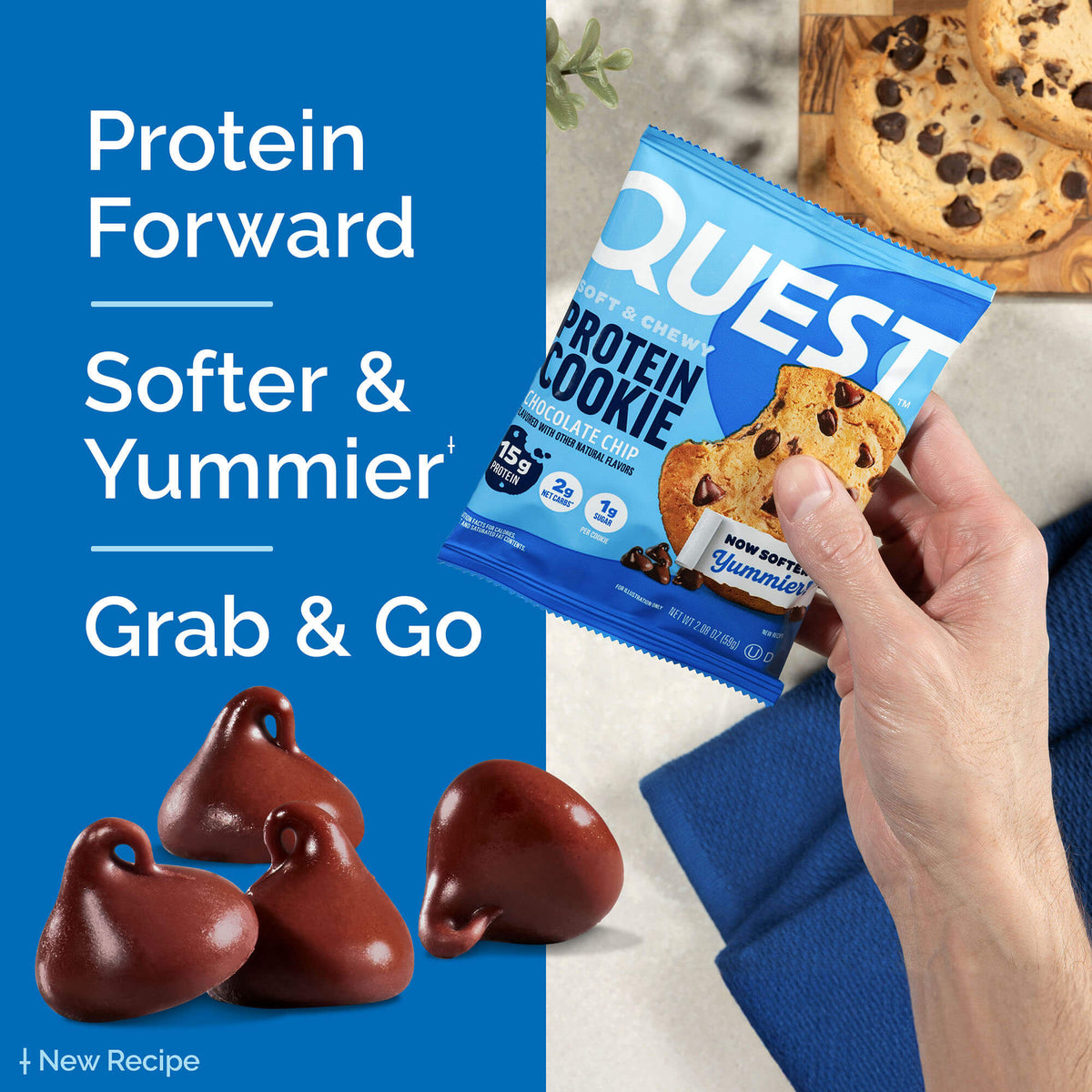 Chocolate Chip Protein Cookies