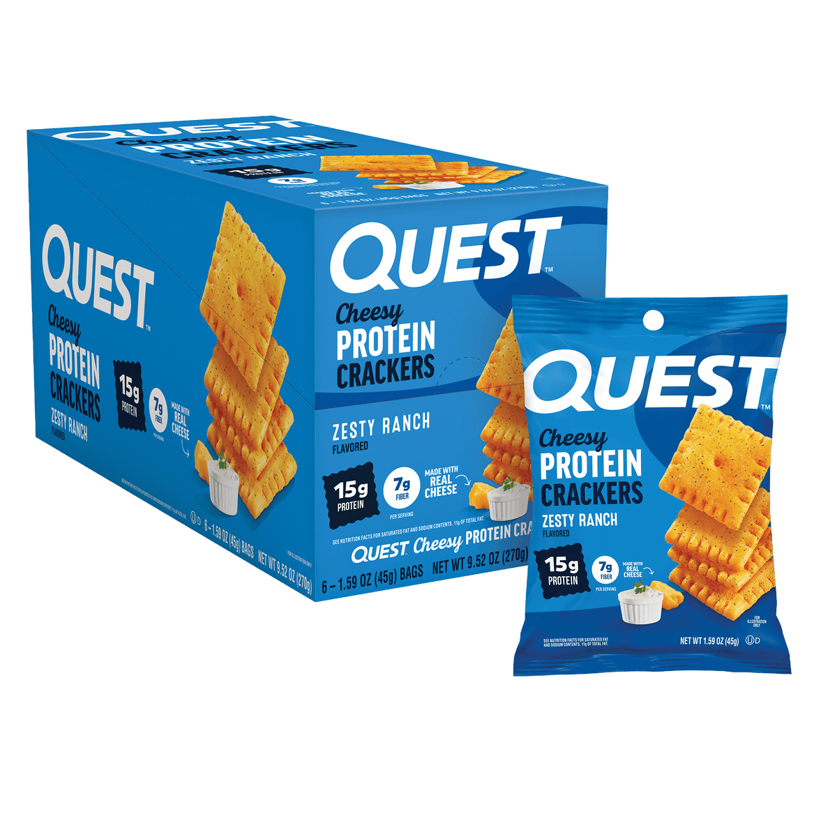 Zesty Ranch Cheese Crackers
